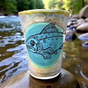 Trout Cup Fairy Dust Green