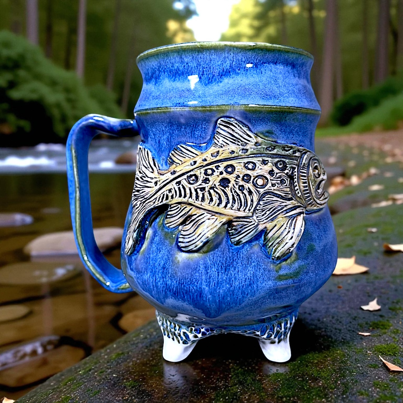 Sapphire Footed Trout Mug