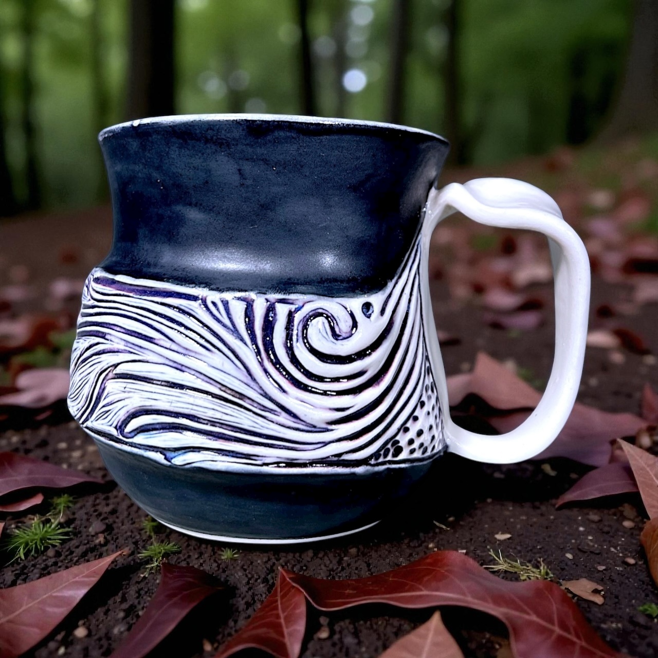 Iris Wrapped Mug