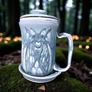 Porcelain Cicada Strainer Set