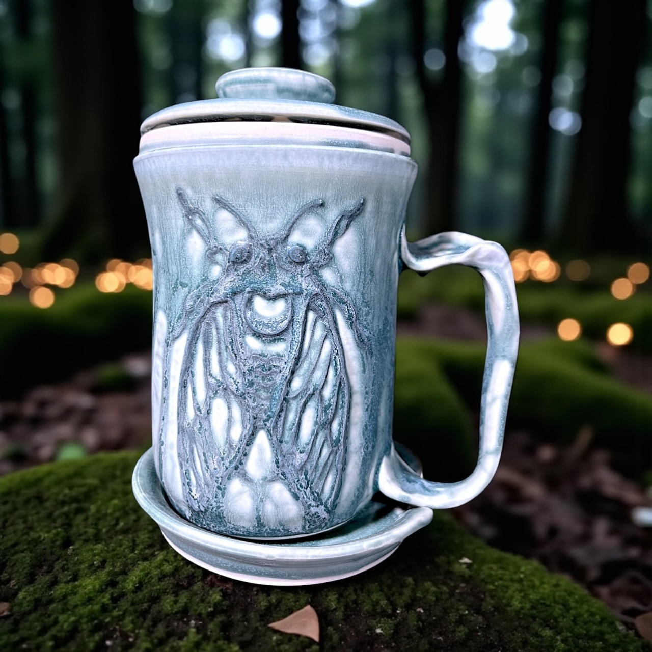 Porcelain Cicada Strainer Set