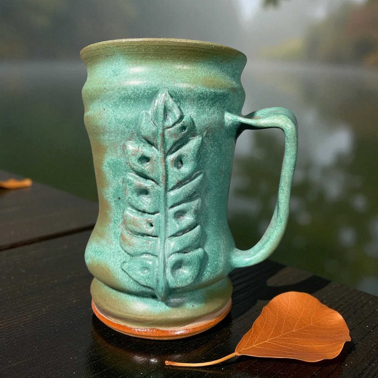 Jungle Leaf Green Mug