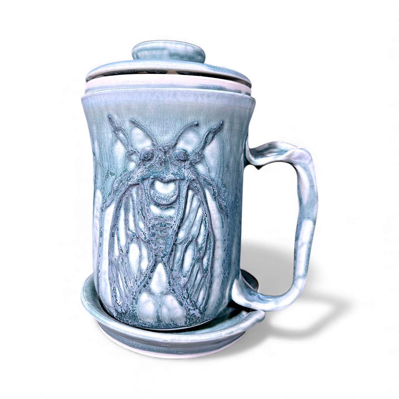 Porcelain Cicada Strainer Set - Image 2