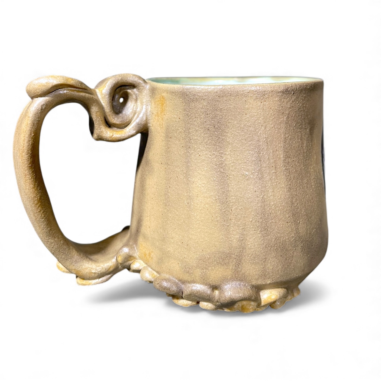 Porcelain Matte Wash Feathery Crow Mug - Image 6