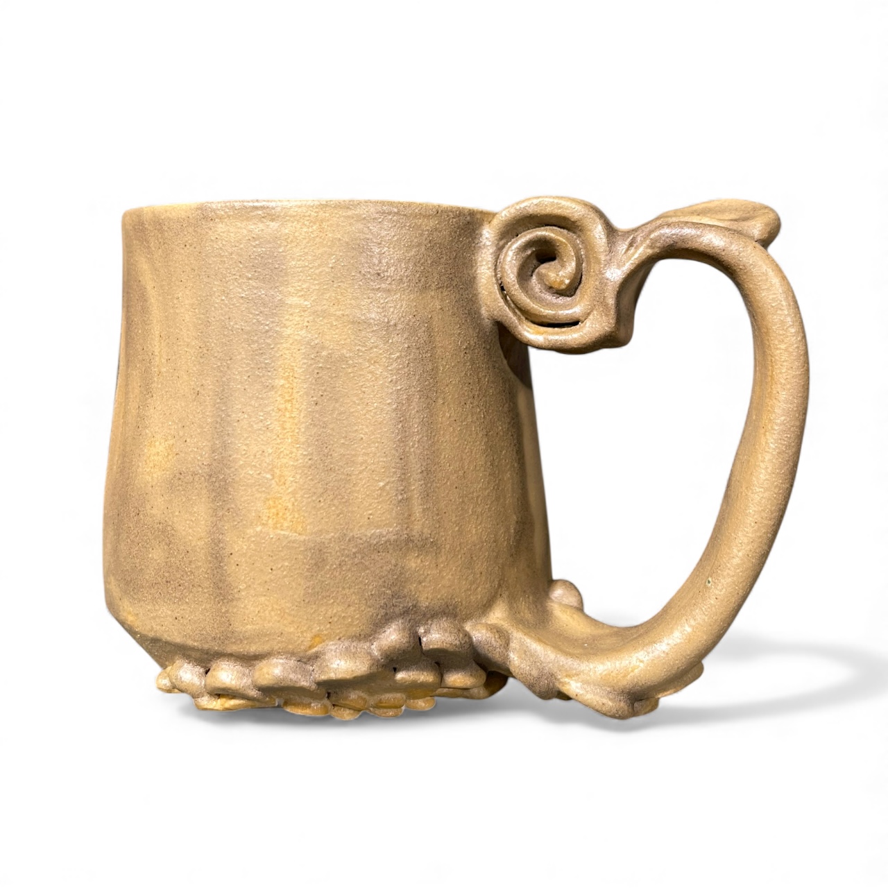 Porcelain Matte Wash Feathery Crow Mug - Image 4