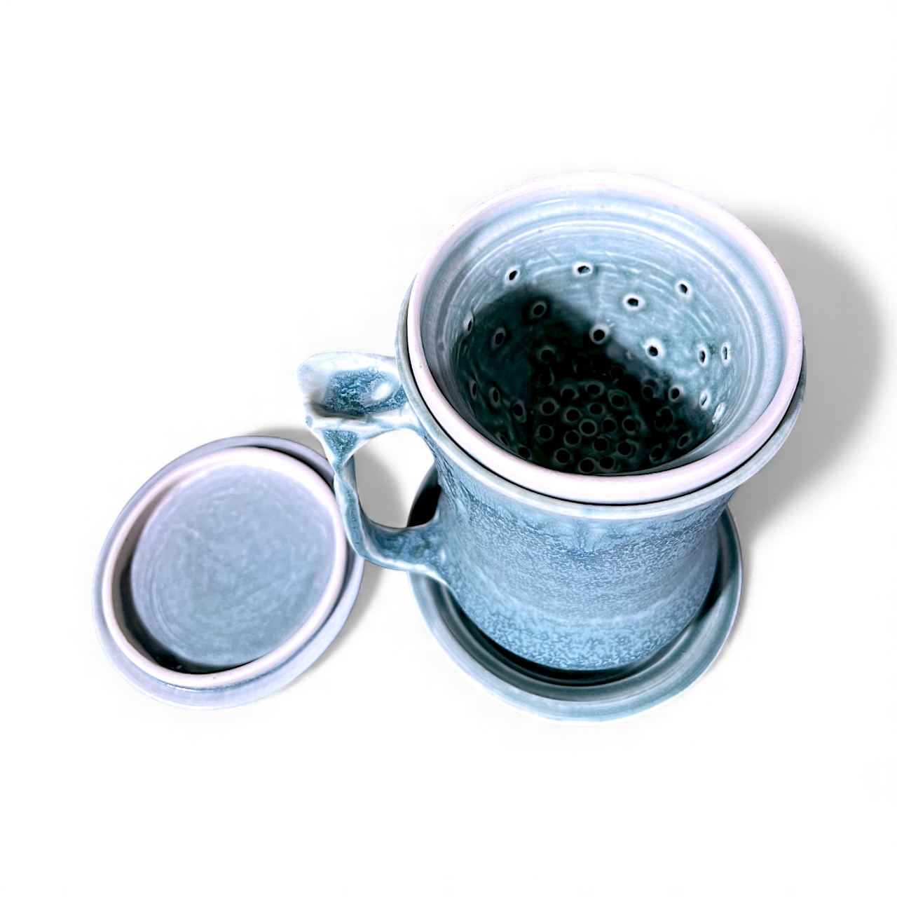 Porcelain Hercules Beetle Strainer Set - Image 8