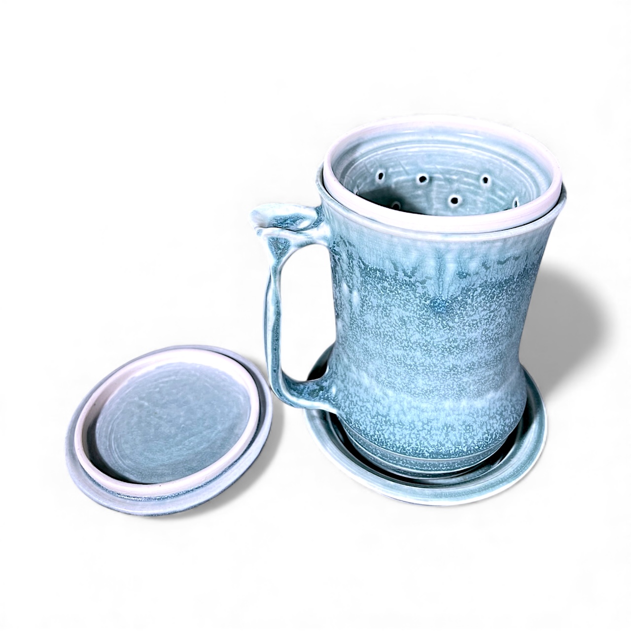 Porcelain Hercules Beetle Strainer Set - Image 7