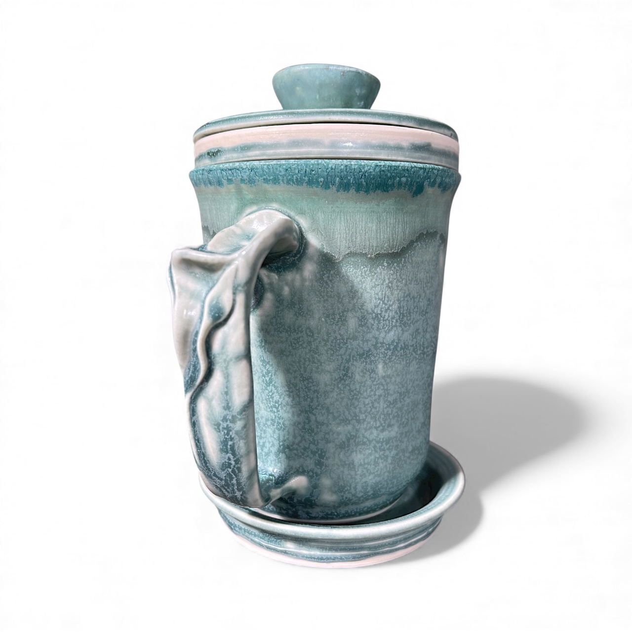 Porcelain Luna Moth Strainer Set - Image 5