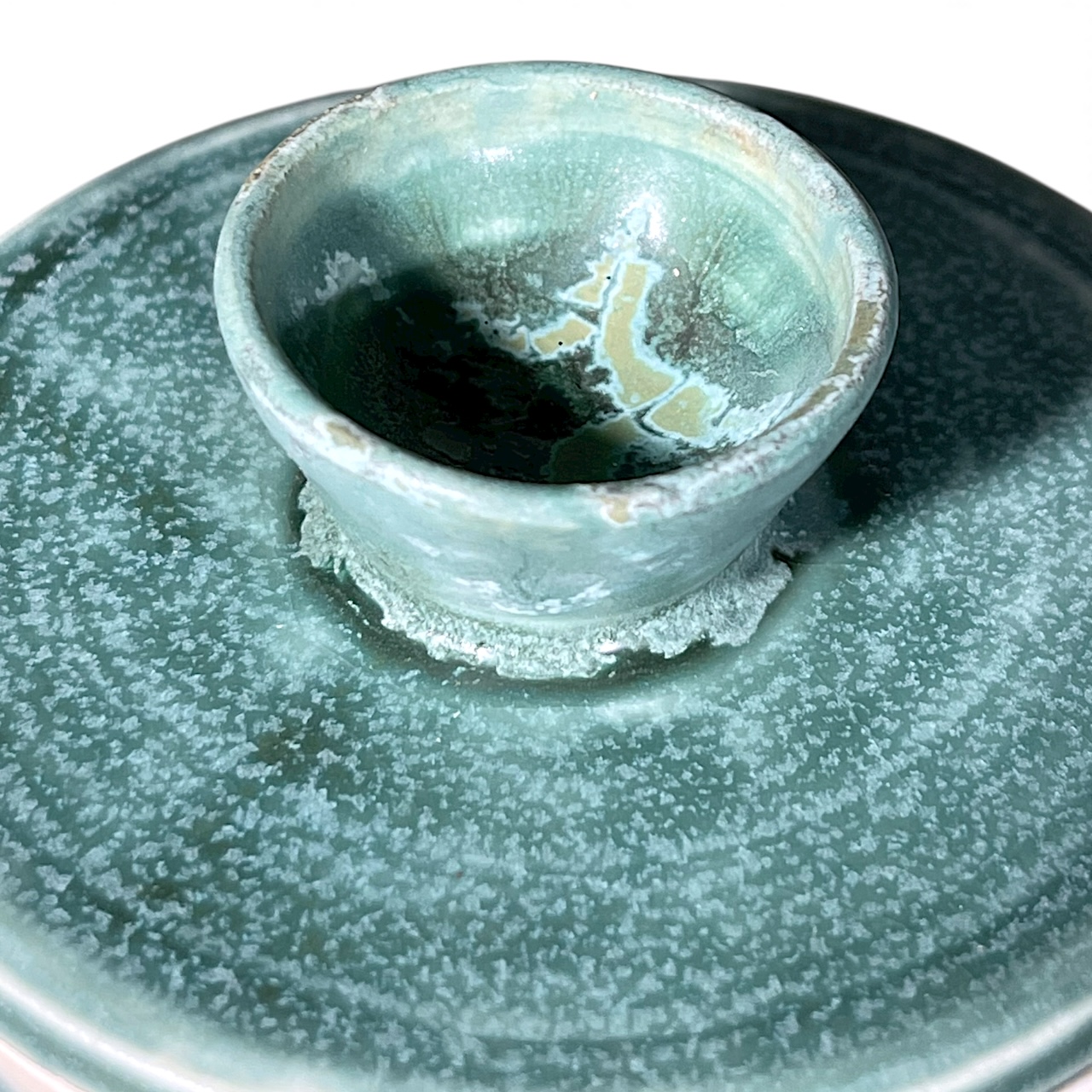 Porcelain Luna Moth Strainer Set - Image 7