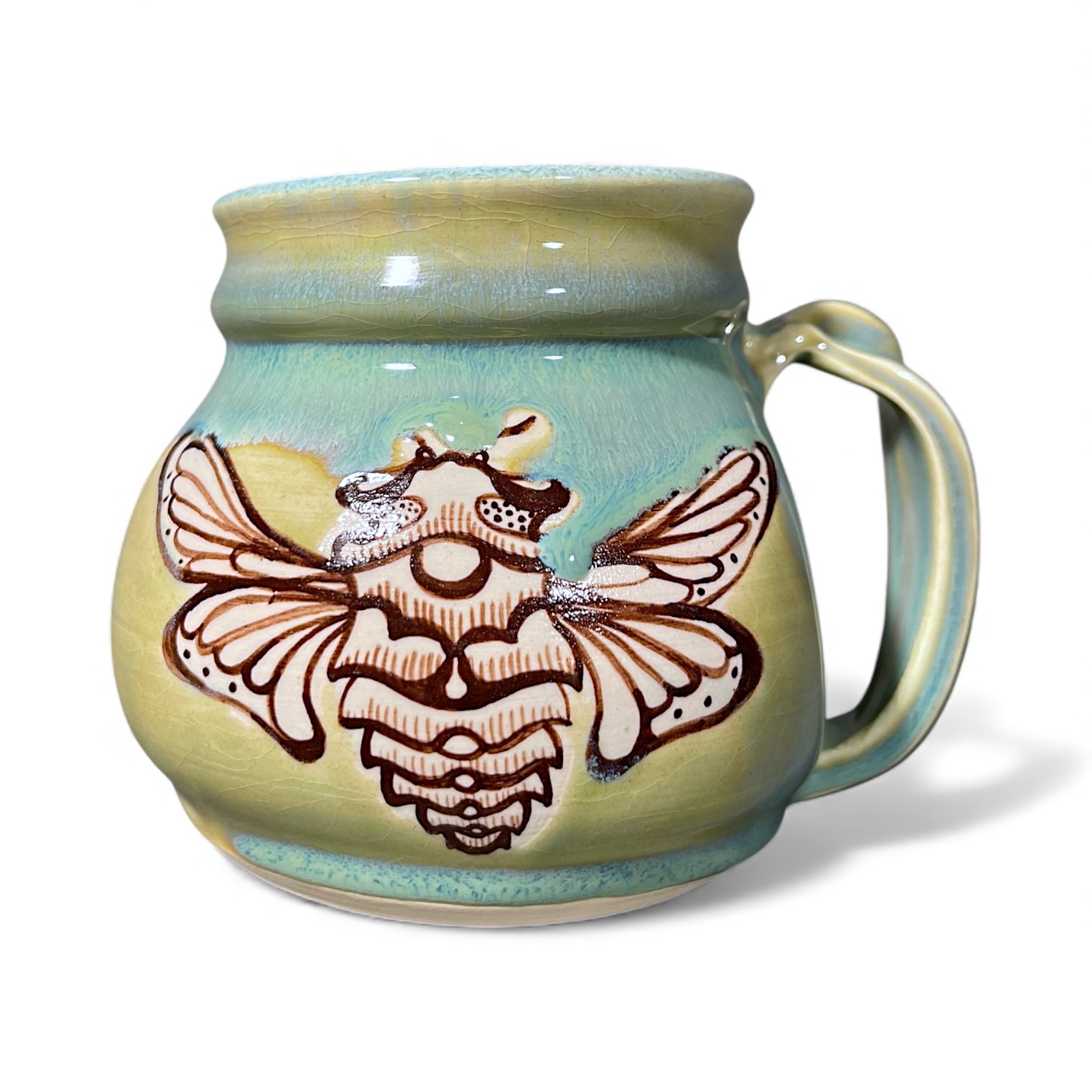 Fairy Blue Cicada Mug - Image 2