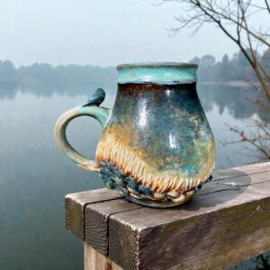 Kakapo Parrot Texture Mug