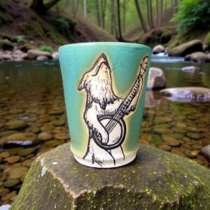 Foxy Banjo Cup Matte Green
